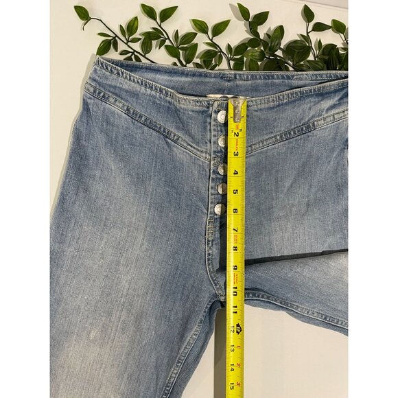 WeThe Free High-Rise Light Wash Denim Straight-Leg Jeans Size 28 - Picture 10 of 13